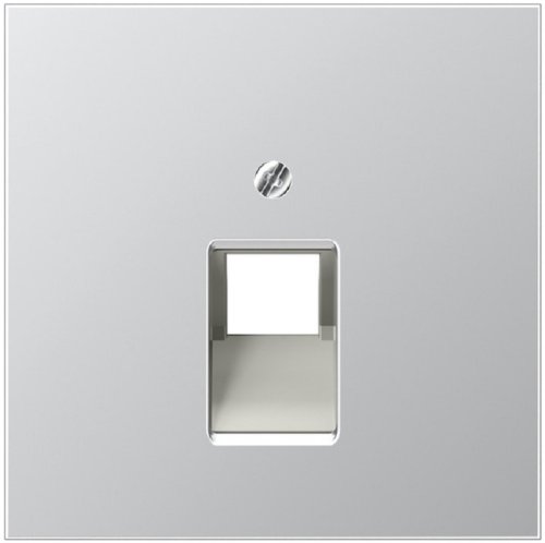 Лицевая панель Jung LS990 metal для 1-м. розетки RJ11/RJ45 алюминий картинка